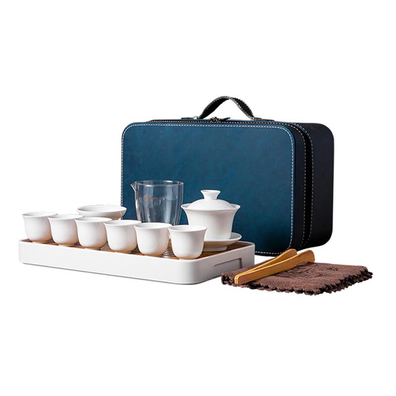 Ancient Times Worry-Free Travel Deluxe Ceramic Tea Set
