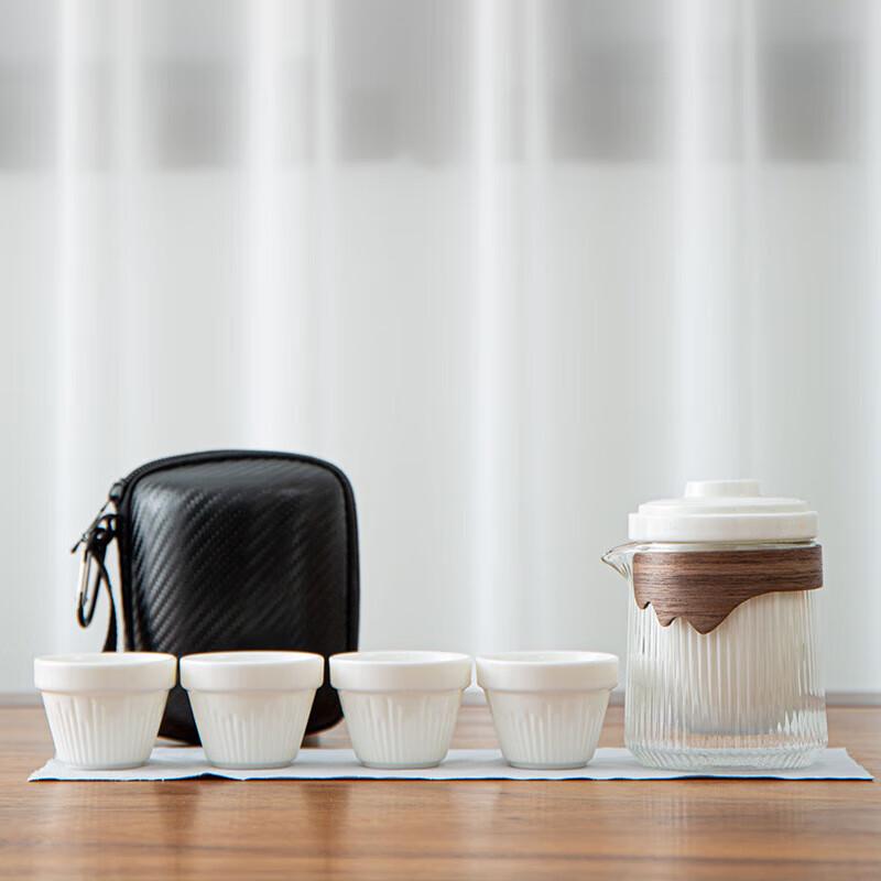 Portable Ceramic Travel Tea Set