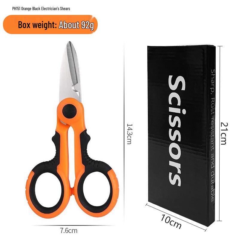 Professional Fishing Scissors - Serrated Stainless Steel Multi-functional Braided Line Cutter