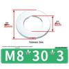 Extra Large Galvanized Metal Flat Washers - Sizes M1.6 to M14