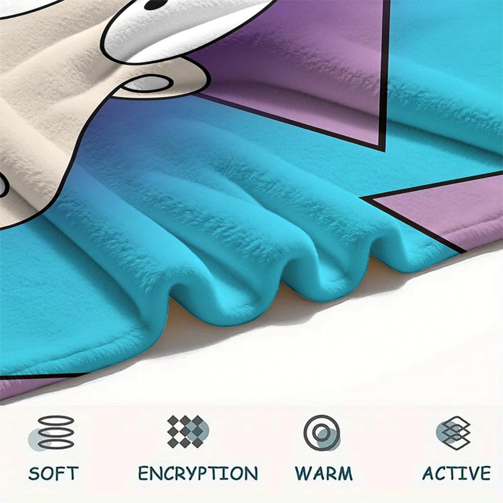 Rocko Flannel Blanket, High quality Comfortable for All Seasons, Home Decor, Warmth and Comfort
