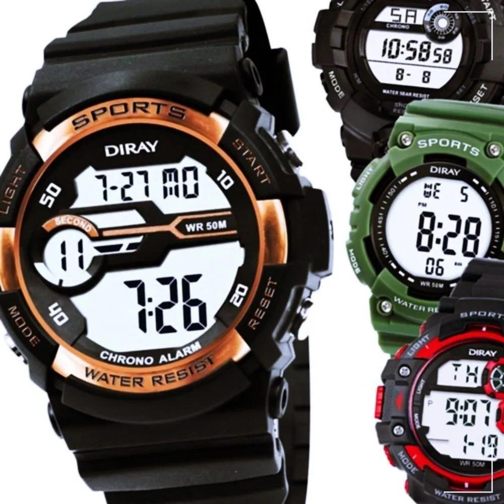 Watch Military Nonsan Wrist Electronic Waterproof 13 Types Digital Model 01. DR-336G 02. DR-349G