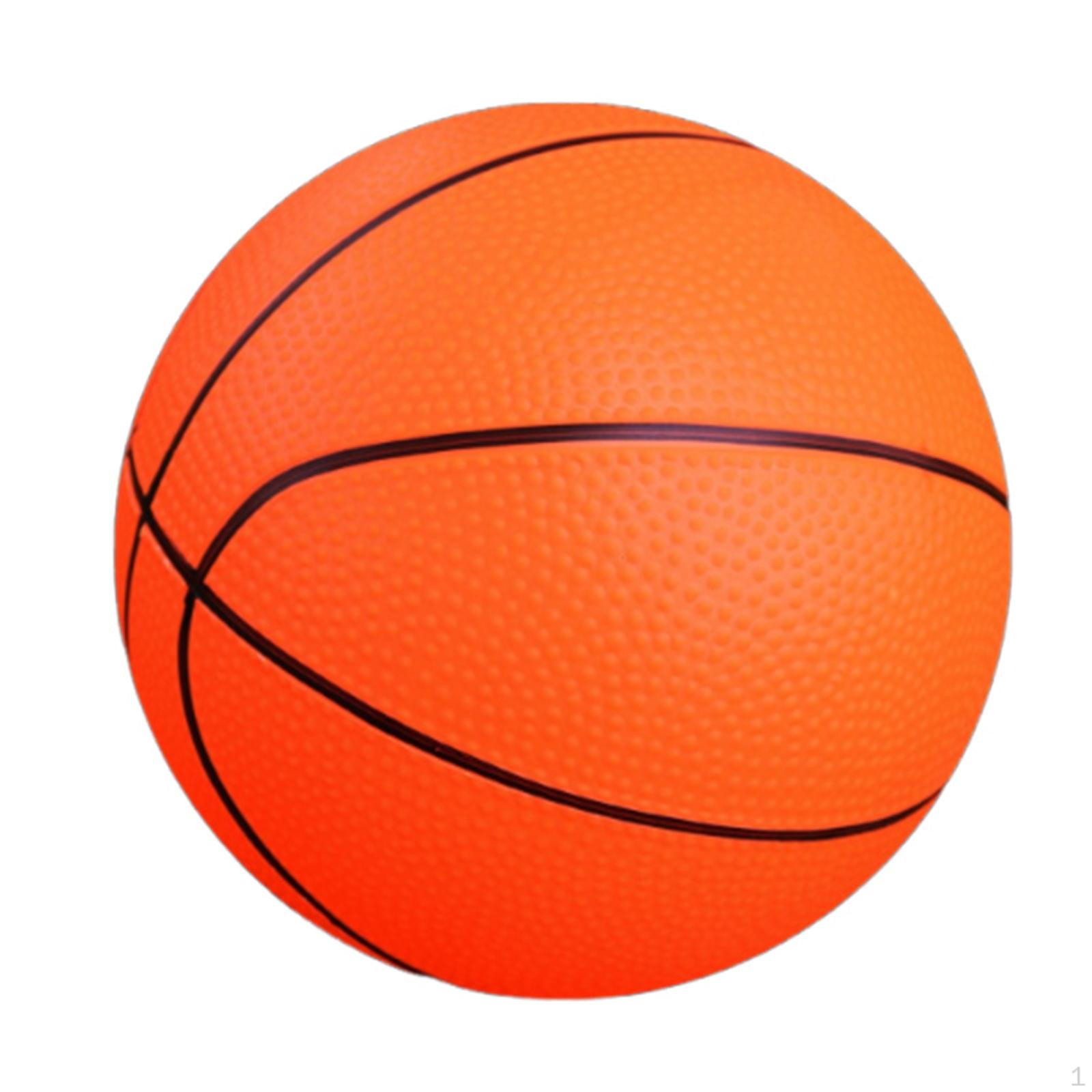 

Bouncing Sports Ball for Boys And Girls Quiet Play Soft PVC Kickball Motor Skills Suitable Orange Basketball