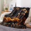 1PC Custom Name CHEicago Fire Patterned Flannel Blanket Suitable For All Seasons for Home Decor Warmth and Comfort Gifts Holiday Present -HE105