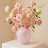 cloud texture vase, rosa elegante
