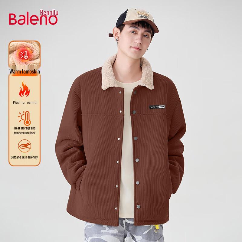 

Baleno Men s Printed Corduroy Insulated Jacket 3XL