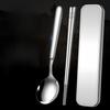 Stainless Steel Chopstick and Spoon Set, Tableware Box, Storage Box, Single-person Portable Outdoor Convenient and Practical
