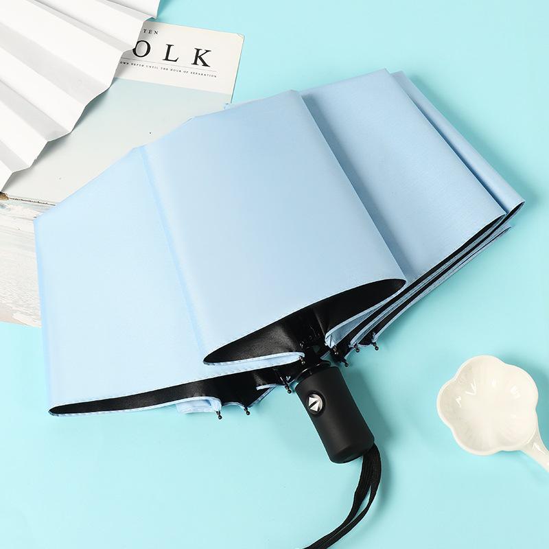 Luxury Fully Automatic Folding Umbrella for Women & Men - Sunshade, Sunscreen, and Business Advertising Parasol.