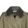 Less 2025 Autumn Casual Cotton Loose H-line Long Trench Coat