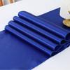 High-Density Satin Table Runner for Weddings & Banquets - Solid Color Polyester Table Decoration
