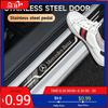 GLC GLB Car Stainless Steel Door Sill Scuff Plate For Mercedes Benz AMG CLA GLC GLK GLA A B C E Class W203 W206 W220 W205 W211