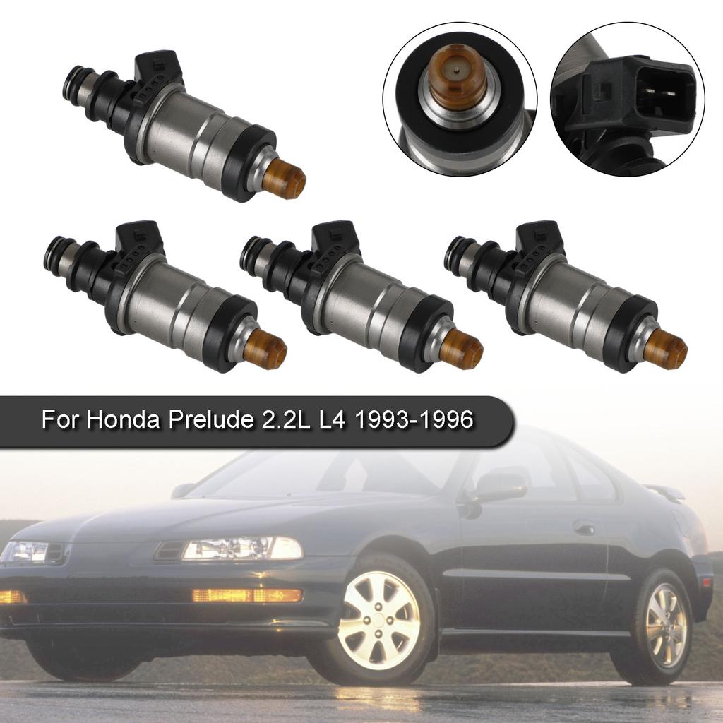 4 PZ Iniettori Carburante 06164-P0F-000 Adatti per Honda Prelude 2.2L VTEC 1993-1996