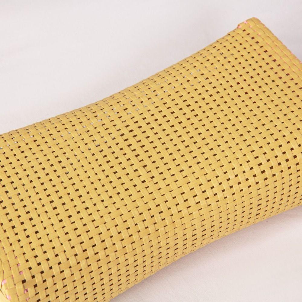 No Deformation Imitation Rattan Pillow Moisture-proof Waterproof Summer Cooling Pillow Handmade Sweat Steaming Pillow