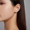 Silver Versatile 925 Sterling Silver Star Earrings Rainbow Multiple Crystals Lightweight Trendy
