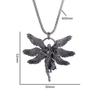 Six Winged Angel Pendant Necklace, Trendy and Personalized Accessories, Men's and Women's Retro Pendant Necklace