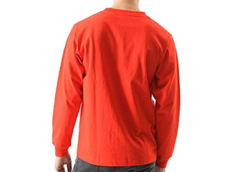 Dlouhé tričko s dlouhým rukávem a logem Big C, velikost XL [Champion], tričko, výšivka, visačka, C3-L422, pánské, oranžové