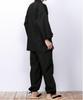 Samue for Large for Cold All Year Samue [KYOETSU] Men, Summer, Winter, Size, Men, Round, (M, Black)
