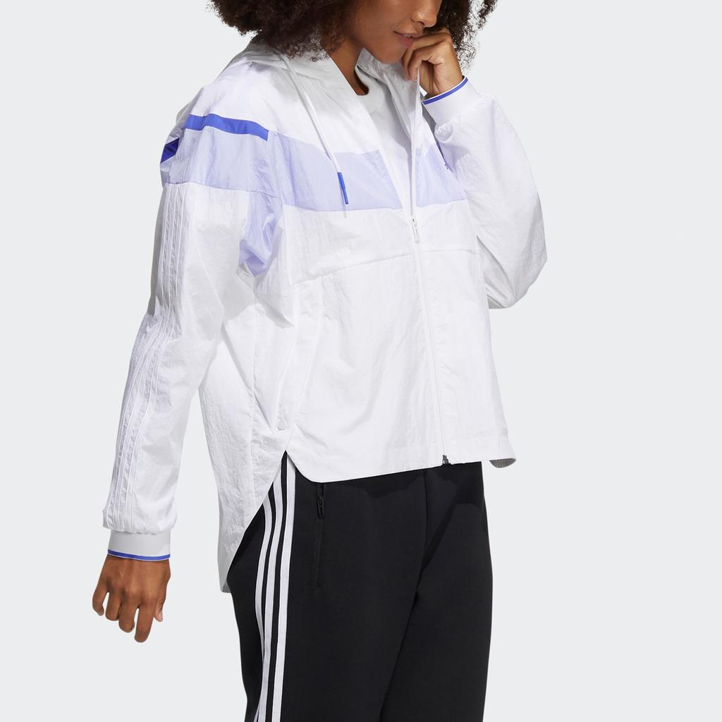 Adidas Wx Color Block Windbreaker Jacket Women Jackets White HD0367