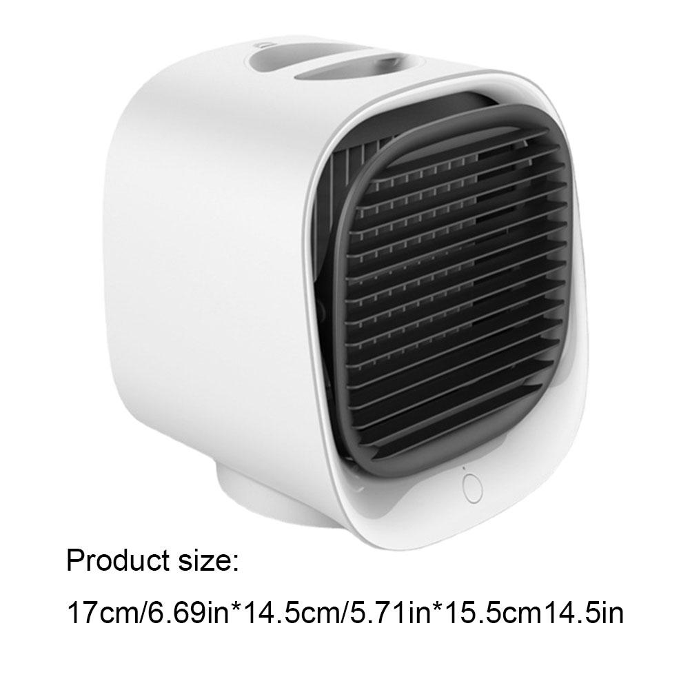 Portable Household Office Mini Desktop Air Conditioning Humidification Negative Ion USB Mini Water Air Cooler Fan