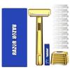 Double Layer Half Blade Manual Razor with Floating Head