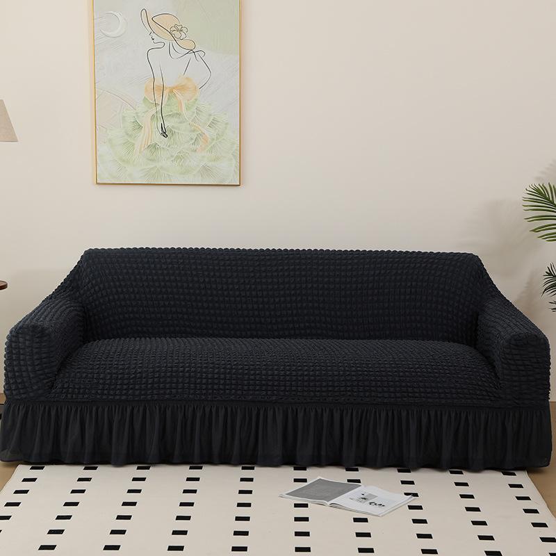 One-Piece Elastic All-Inclusive Skirt Sofa Cover Cover Dust Cover Bubble Grid