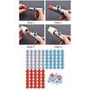 100Pcs Faucet Leakproof Sealing Gasket Valves Universal Repair Replace Washer for