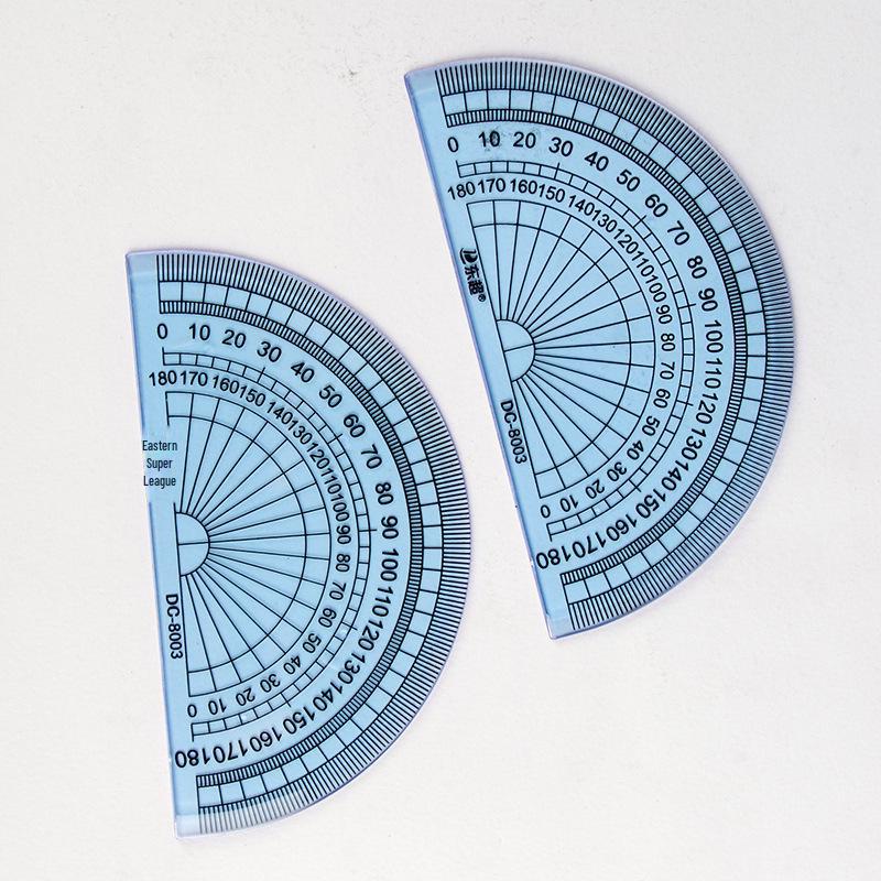 Dongchao 10cm Semicircular Protractor Ruler for Students