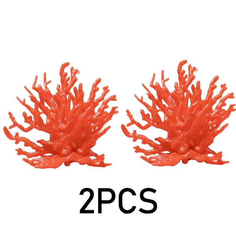 Fake Coral Aquarium Decoration for Aquarium Coral Water Plant Resin Fish Tank Aquascape Simulation ZSP06