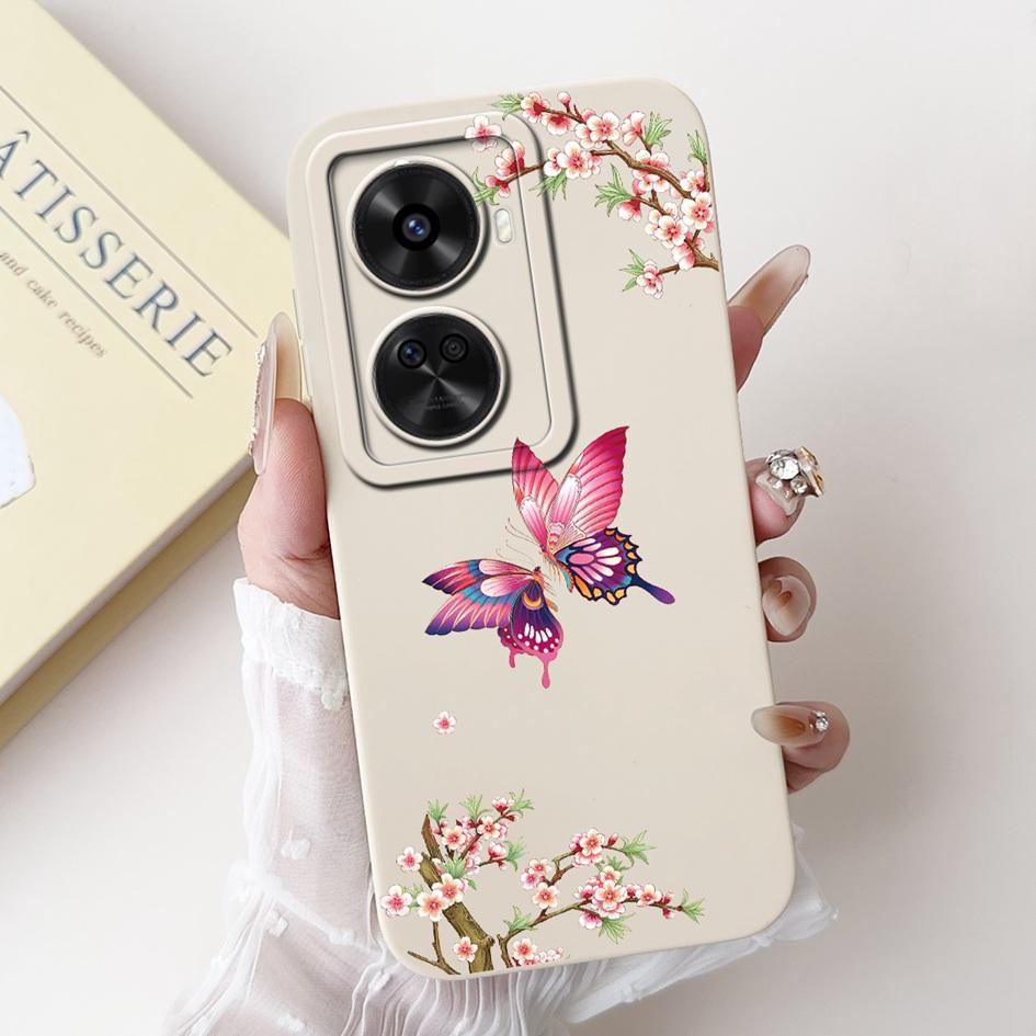 Nova 12 SE Hülle Für Huawei Nova 12 SE Cover 2024 Mode Bemalt Flüssigsilikon Anti-Fall Schutz Stoßfänger Für Nova 12SE Funda