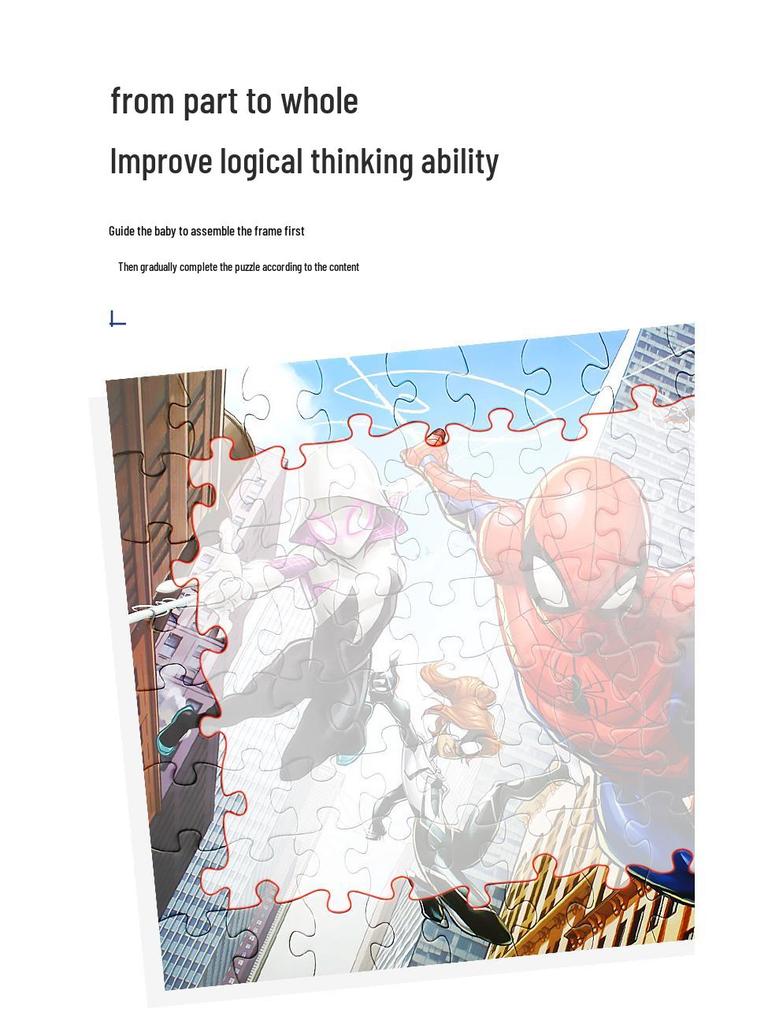 Paw Patrol & Spiderman Prințesa de Gheață Puzzle pentru Copii 100 de Piese Jucărie Educativă