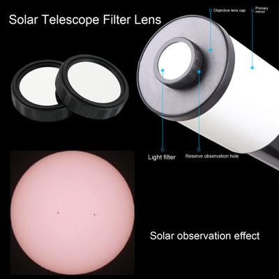 1/2/5 Pcs Astronomical Telescope Filter 5.0 Enhancing Photo Lens Eye Protection Eclipse Macula Observation Telescope Filter Lens