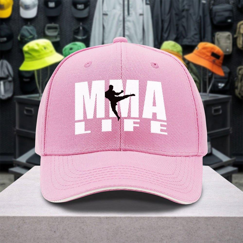 Mma Fighting Theme Baseball Cap Unisex Adjustable Lightweight Outdoor Cap Printed Design