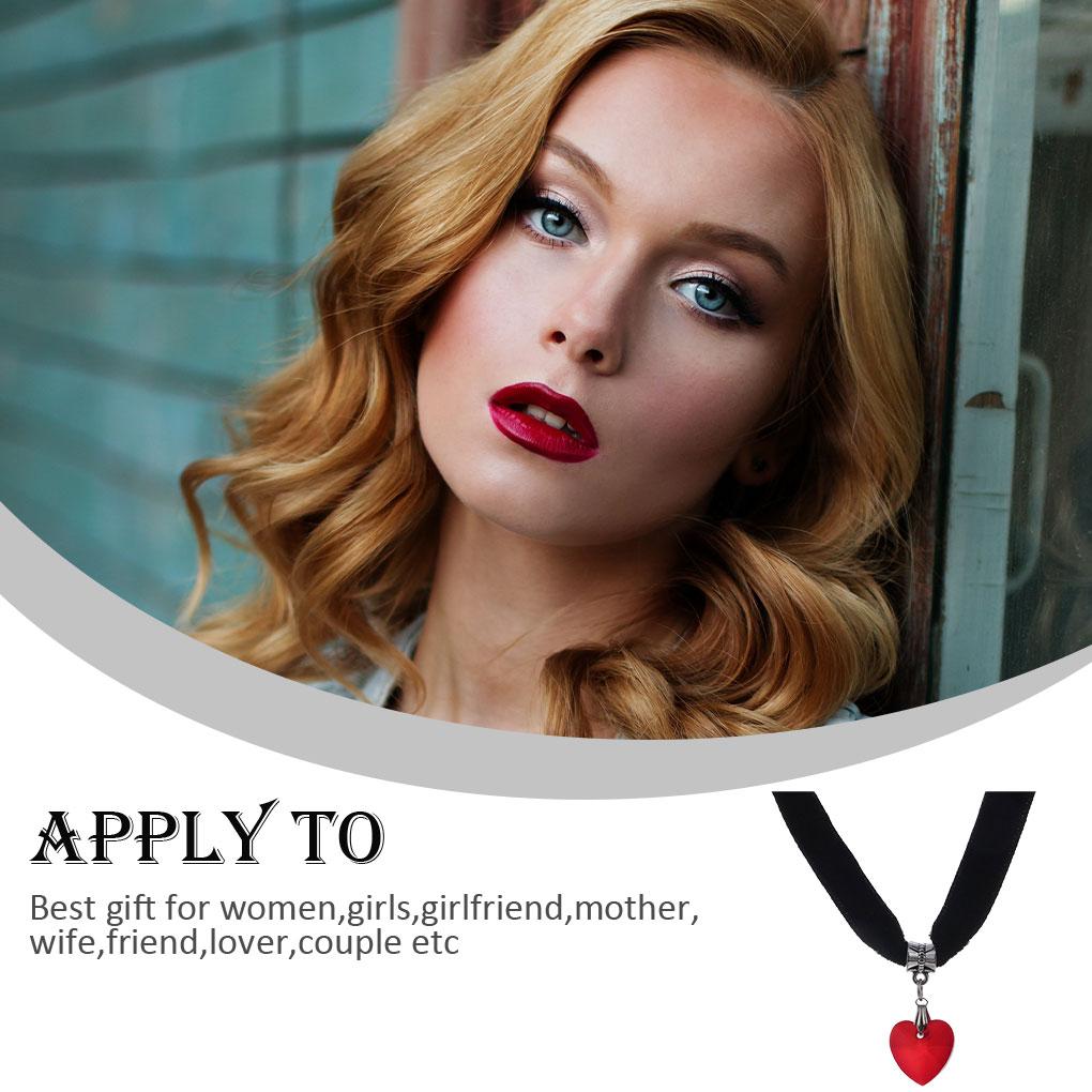 Necklace Crystal Girl Chain Pendant Party Fashion Clavicle Neck Jewelry Adjustable Stylish Wedding Sister Gift Choker