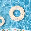 Float with 2 Vinyl Repair Tapes, Single-Seater Float for Kids and Adults, O-Shaped, Strong Buoyancy, Thick, Durable, Leak-Resistant, Stable,