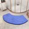 Thickened Cobblestone Bathroom Floor Mat Dirt-resistant Absorbent Floor Mat  for Toilet