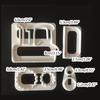Chocolates Biscuit Fondant Stamp Pastry Fudge Cutter Mould Cake Decorating Accessories DIY Baking Tools Kitchen Gadgets