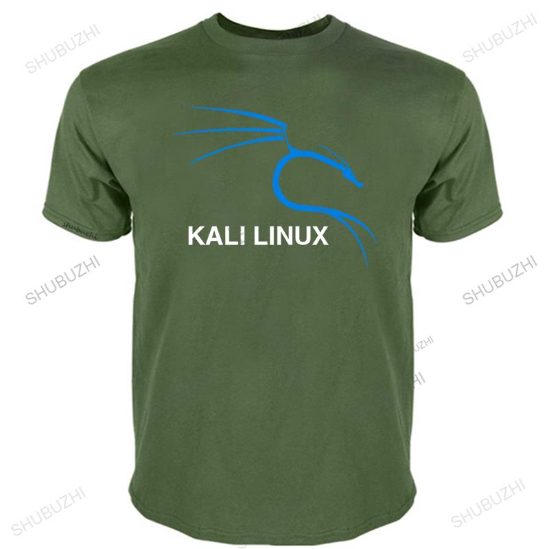 Mnoho volných triček Kali Linux Tees - Populární bezštítkové tričko pánské bavlněné tričko letní značkové tričko velikost dropshipping