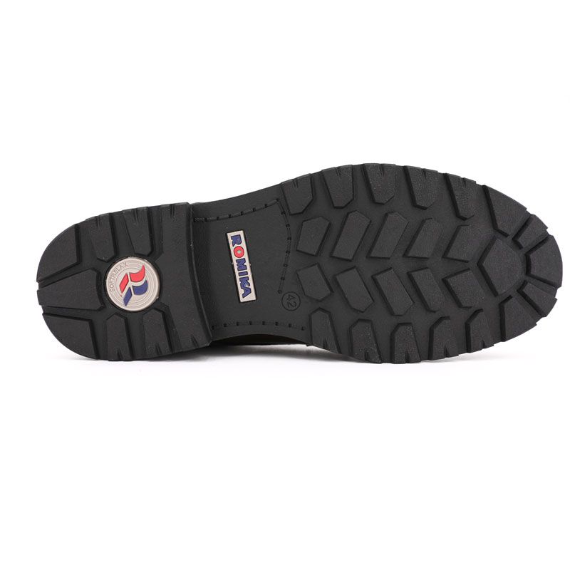 Derbies à lacets effet cuir grainé Homme ROMIKA