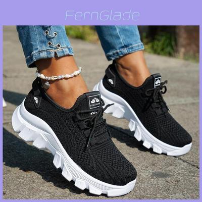 Womens Summer Mesh Breathable Sneakers With Foam Midsole For Casual Sport Wearing