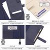 [BLUE SINCERE] B5 Genuine Leather Slim Notebook Cover, Holds 2 Books, Fits College Notebooks, Includes Pen Holder, Bookmark, and Card Slots / NC2 (Roy
