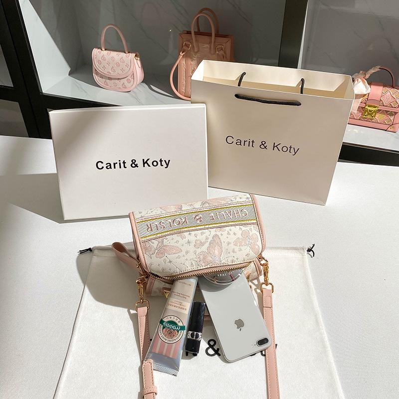 2024 Chinese Style Butterfly Boston Commuting Pillow Bag