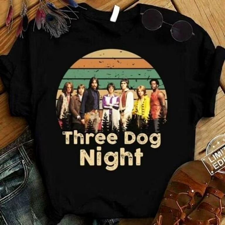 Three Dog Night Vinatge T-shirt Three Dog Night Shirt AR755 XL
