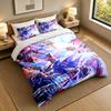 3Pcs Bedding SetSonic the Hedgehog Soft Bed Sheet and Two Pillowcases Home Bedroom Decor