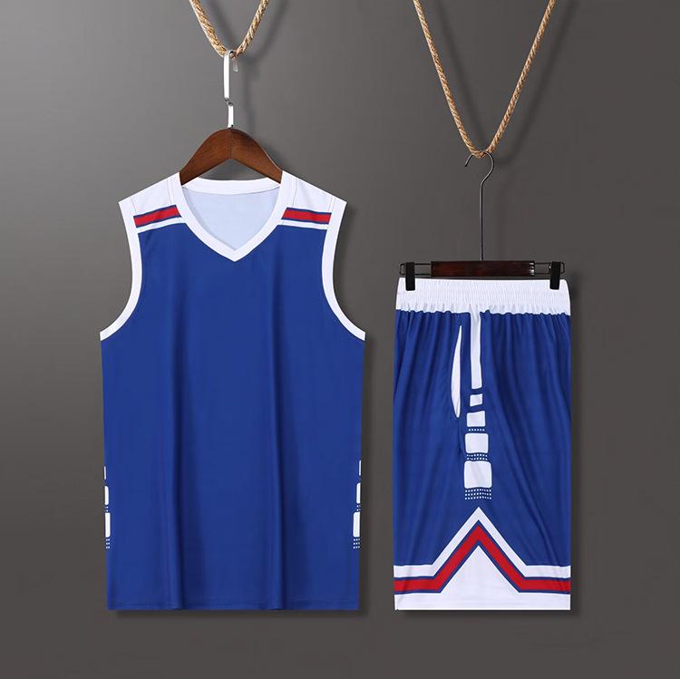 Basketball Jersey Sports Suit College Student Game Jersey Children'S Training Jersey Boys Summer Jersey Digital Printing