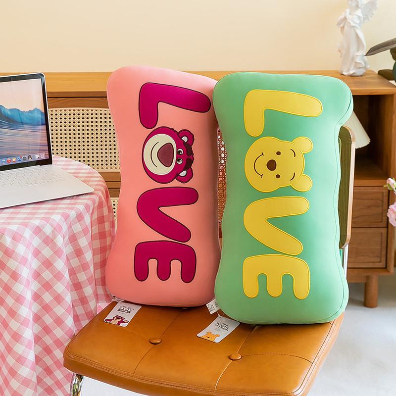 New Disney Plush Strawberry Bear Long Pillow For Cozy Bedrooms And Living Rooms 75cm