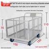 Folding Mesh Warehouse Cart