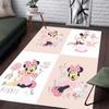 Pink Beautiful Minnie Print Pattern Carpet - Slip-resistant Kitchen Mat Outdoor Carpet Home and Bedroom Decoration Birthday Gift