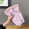 Gloves winter cycling warm fleece thickened touch screen waterproof