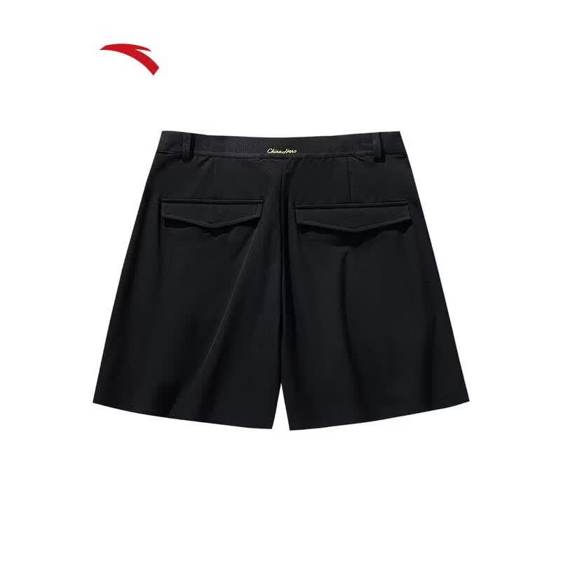 ANTA Women s High-Tech Commuter Slimming Wide-Leg Cropped Shorts M
