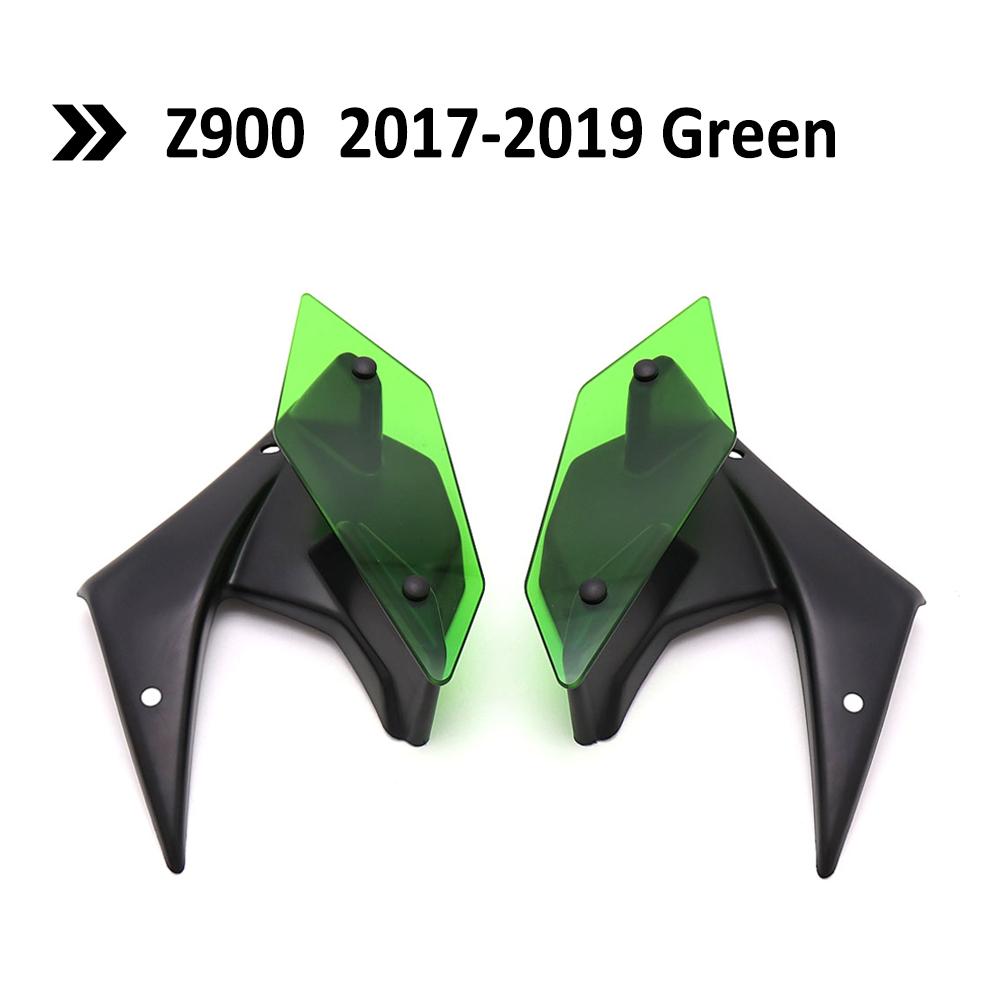Dla Kawasaki Z900 Z 900 2017 2018 części motocyklowe boczne dociski nagie spojlery puszczania samolotów Winglet Fairing Wing